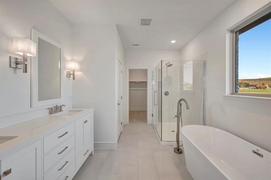 Furnished interior view inside a new home in Timberbrook, Justin (Image 18). Furnished interior view inside a new home in Timberbrook, Justin (Image 18).