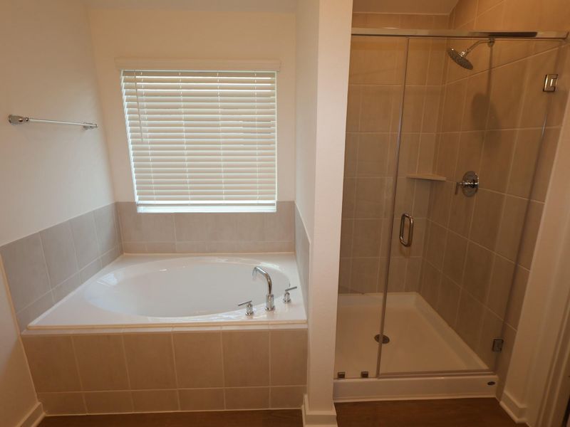 Furnished interior view inside a new home in Pinewood at Grand Texas, New Caney (Image 5).