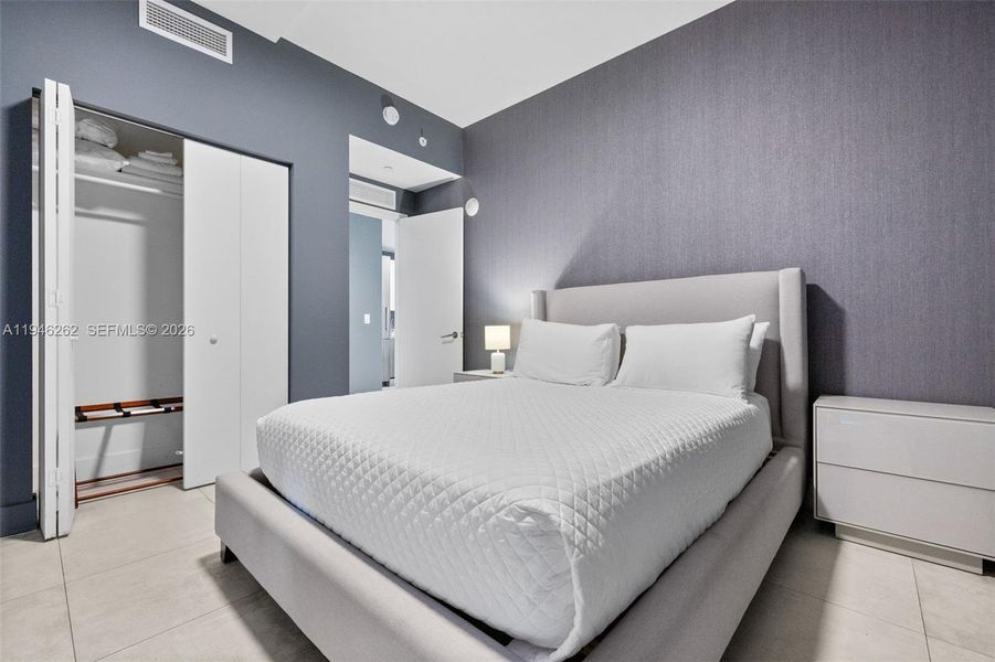 Furnished interior view inside a new home in , Miami (Image 34).