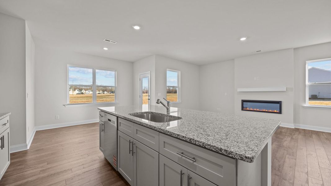 Representative furnished interior of a home built from the SALEM - DHRe by D.R. Horton in Beaver Dam Crossing, Bailey (Image 7).