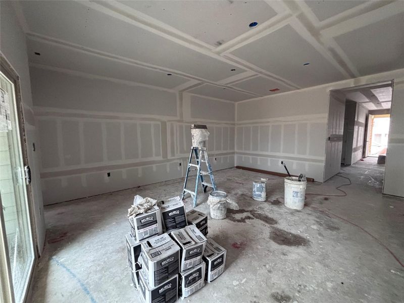 In-progress construction of a new home in The Colony 50s, Bastrop, TX (Image 17).