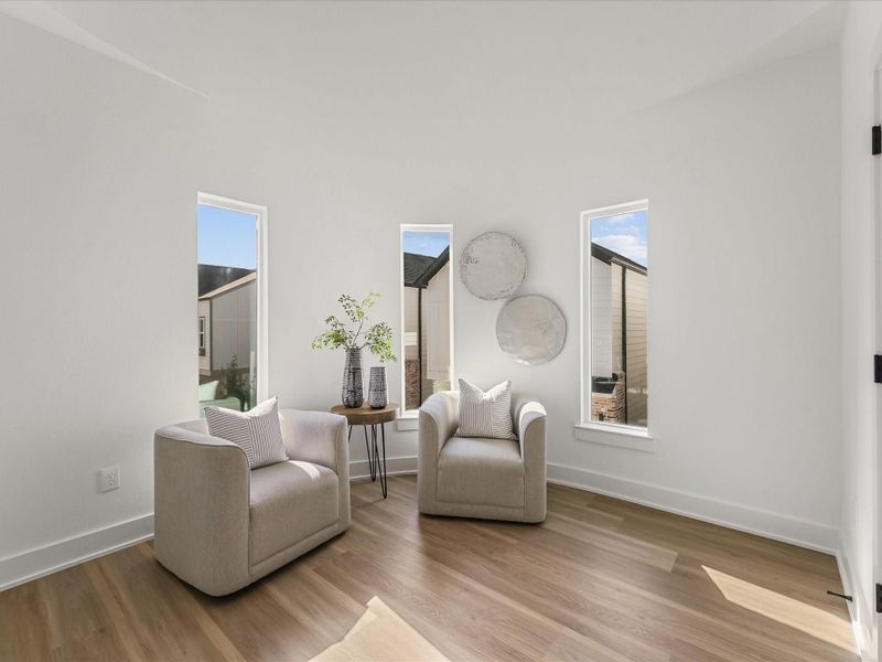 Furnished interior view inside a new home in , Houston (Image 16).