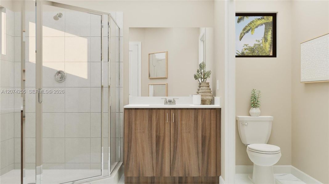 Furnished interior view inside a new home in Solterra, Sunrise (Image 12).