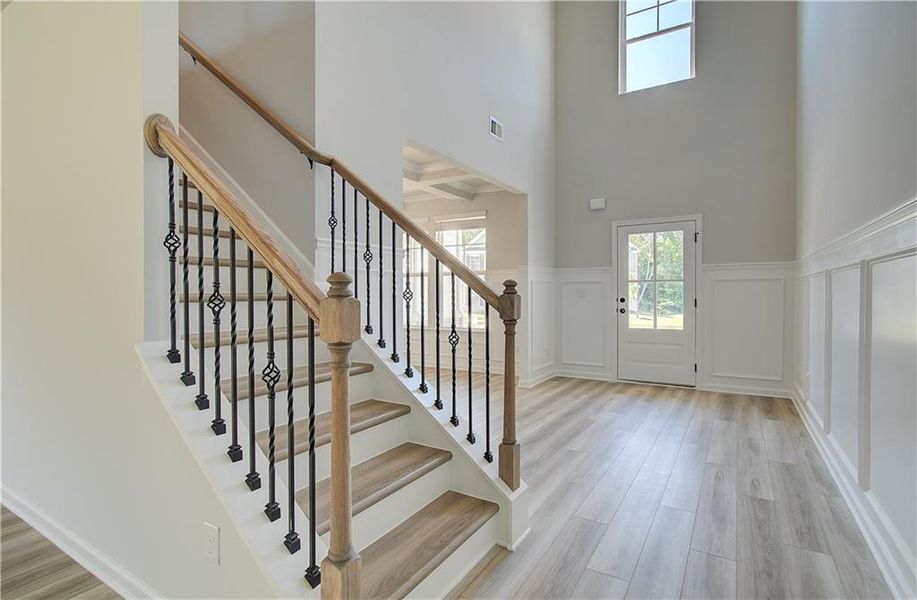 Spacious, unfurnished interior of a new home in Grandview at Millers Mill, Stockbridge (Image 13).