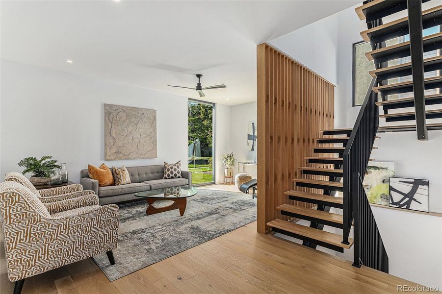 Furnished interior view inside a new home in , Denver (Image 6).