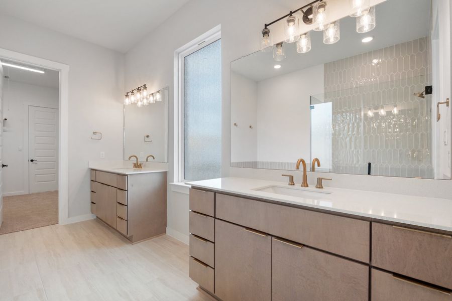 Furnished interior view inside a new home in Lariat, Liberty Hill (Image 16).