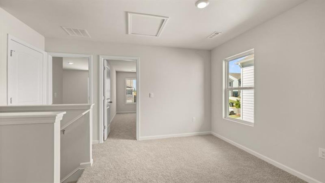 Spacious, unfurnished interior of a new home in Rolling Meadows, Jasper (Image 21). Spacious, unfurnished interior of a new home in Rolling Meadows, Jasper (Image 21).
