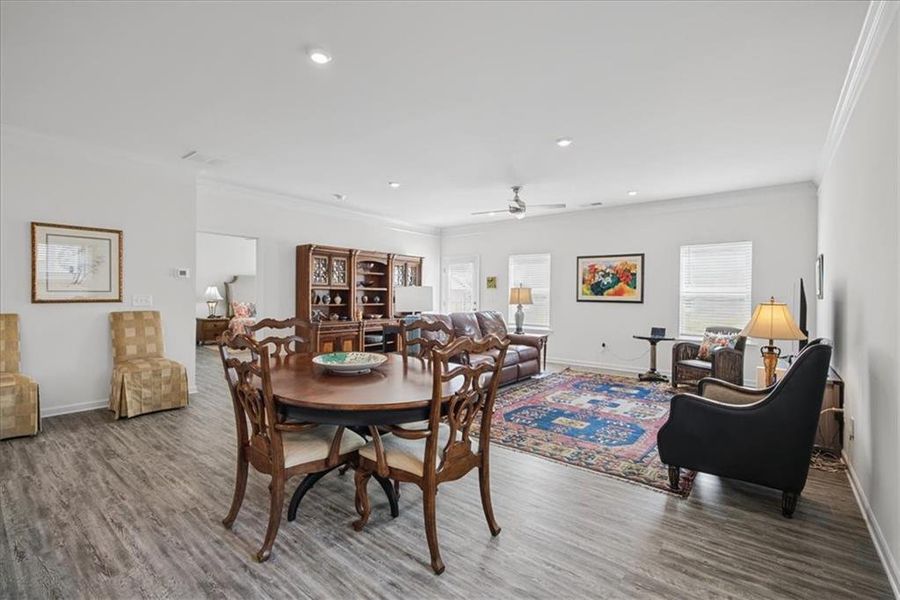 Furnished interior view inside a new home in , Cartersville (Image 33).