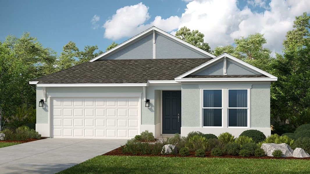 Representative exterior photo of a completed home built from the Longboat by Taylor Morrison in Windward Preserve, Cocoa, FL (Image 2).