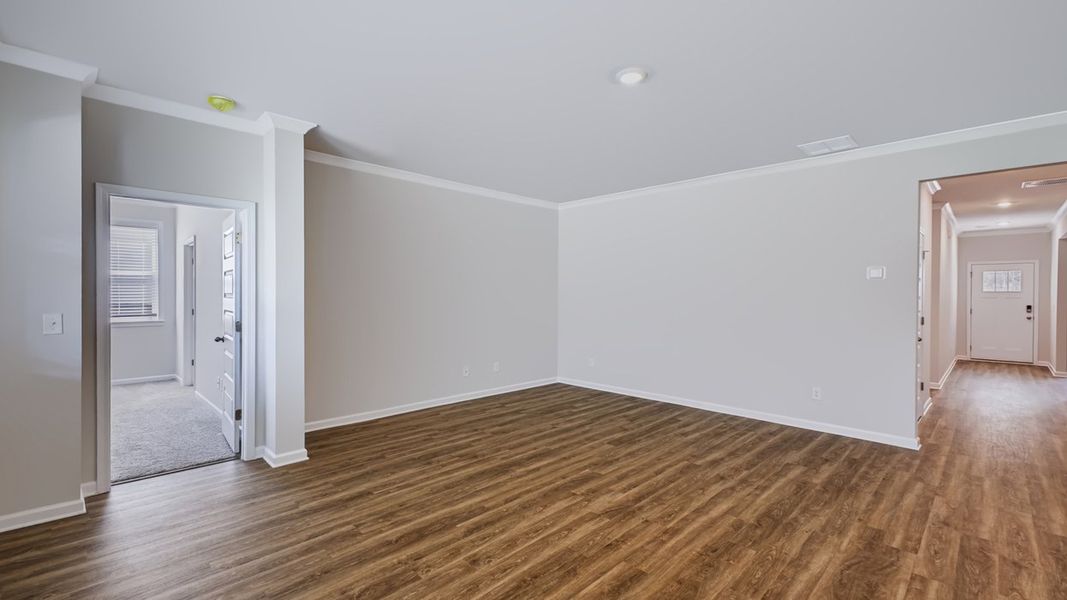 Representative unfurnished interior of a home built from the Mulberry by D.R. Horton in Jackson Landing, Jefferson (Image 18).