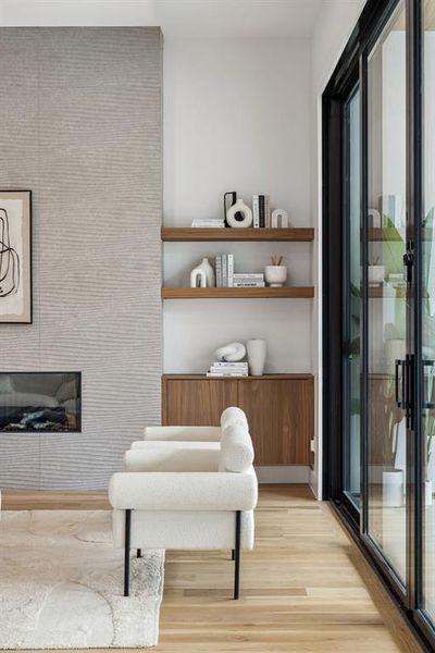 Furnished interior view inside a new home in , Dallas (Image 15).