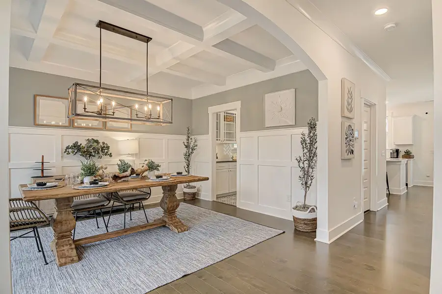 Furnished interior view inside a new home in Hanes Lake, Winston-Salem (Image 4). Furnished interior view inside a new home in Hanes Lake, Winston-Salem (Image 4).