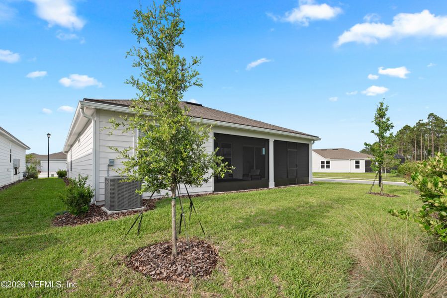 Exterior details and patio area of a home in Del Webb Nocatee, Ponte Vedra (Image 28).