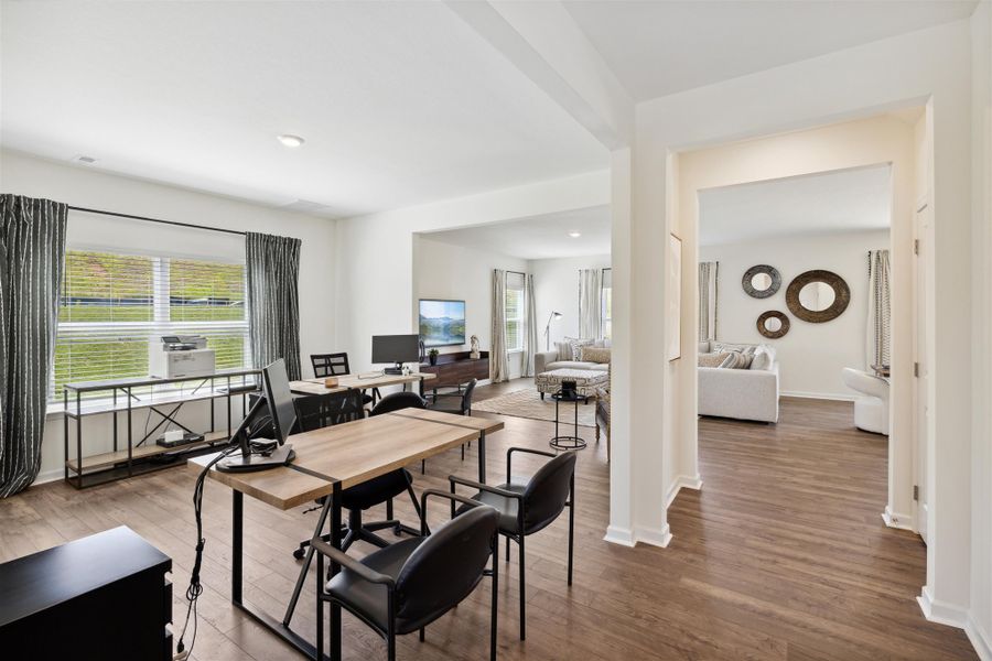 Representative furnished interior of a home built from the Richland by D.R. Horton in The Ridge at Neals Landing, Knoxville (Image 6).