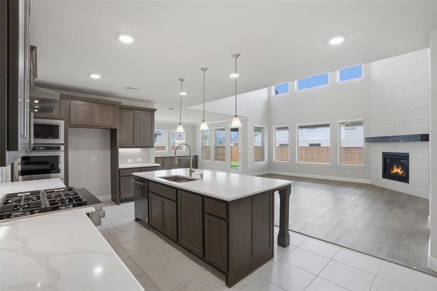 Furnished interior view inside a new home in , Wylie (Image 10).
