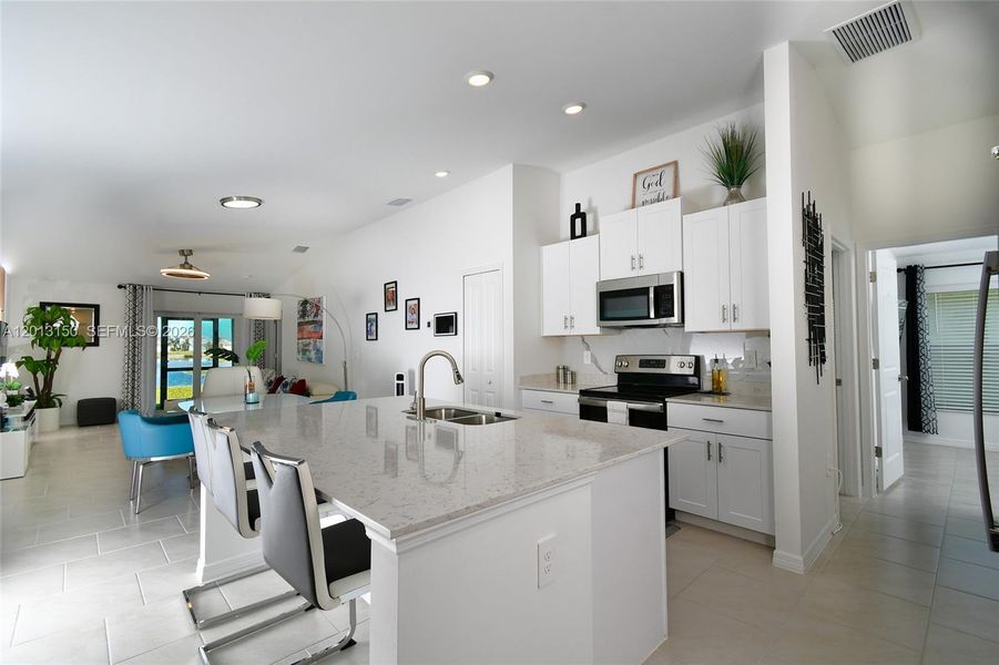 Furnished interior view inside a new home in , Lehigh Acres (Image 29).