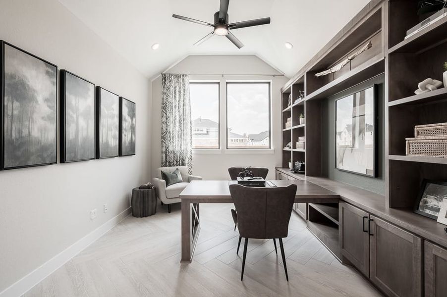 Representative furnished interior of a home built from the Carignan by Tri Pointe Homes in Solace Collection At Evergrove, Richmond (Image 6).