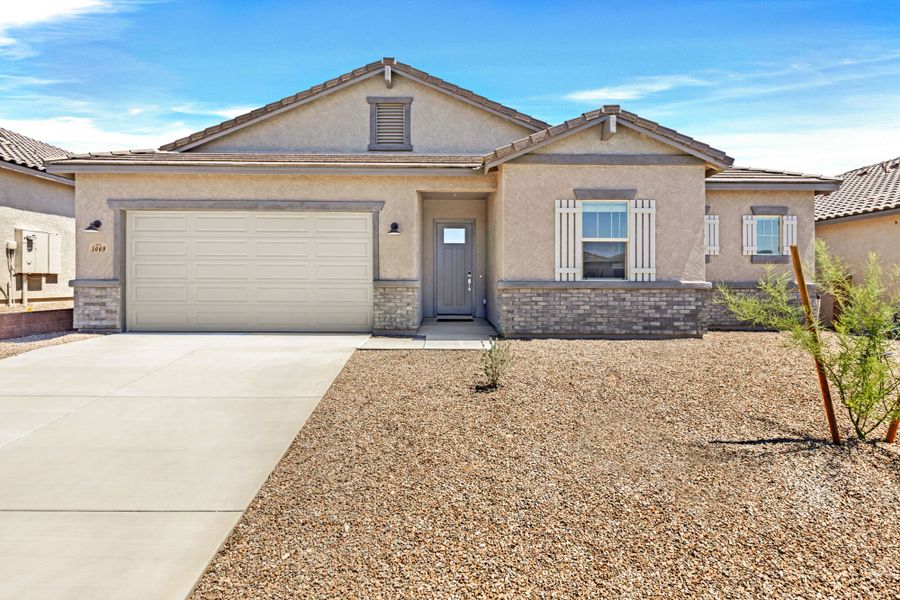 Ranch elevation Ranch elevation