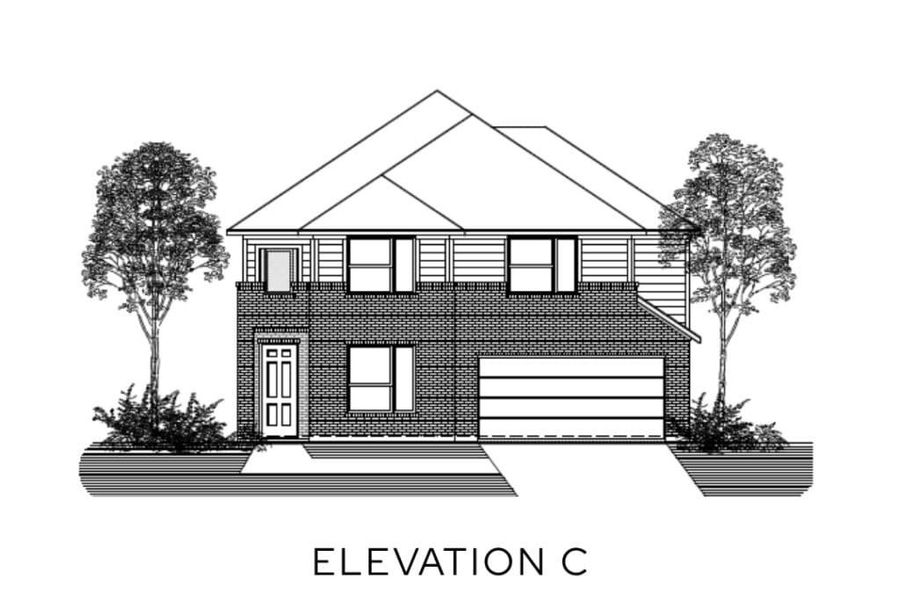 Representative rendering of the exterior for the The Ivywood by Lillian Custom Homes (Image 7). Representative rendering of the exterior for the The Ivywood by Lillian Custom Homes (Image 7).