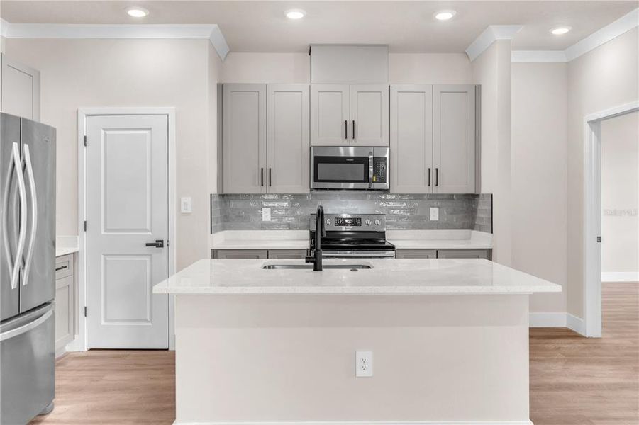 Furnished interior view inside a new home in , Plant City (Image 11). Furnished interior view inside a new home in , Plant City (Image 11).