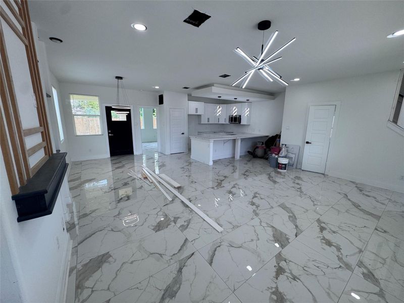 Living area with view to kitchen Living area with view to kitchen