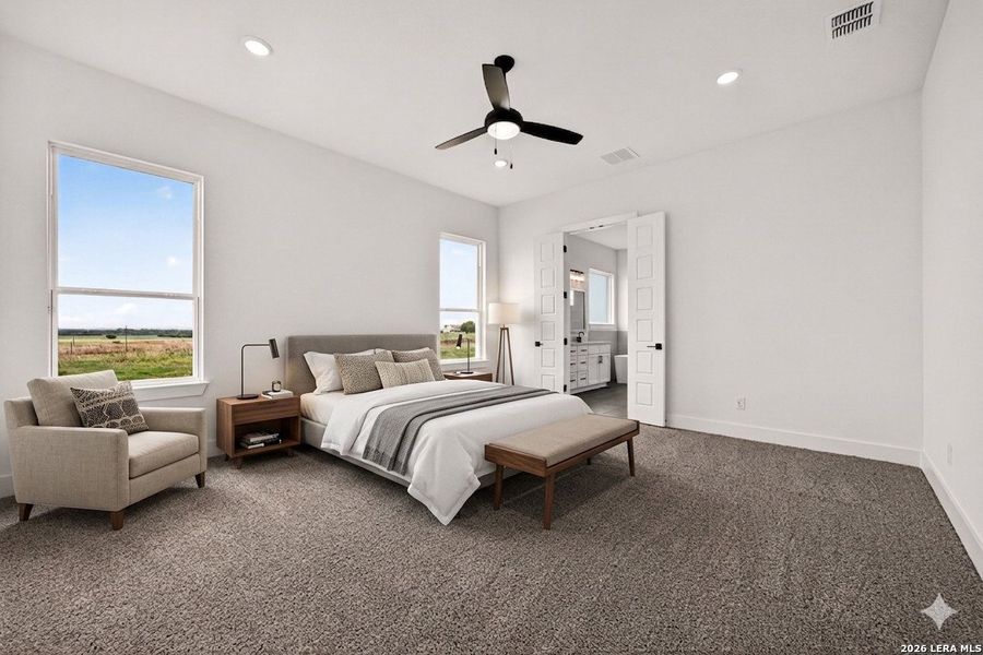 Furnished interior view inside a new home in , Castroville (Image 11).