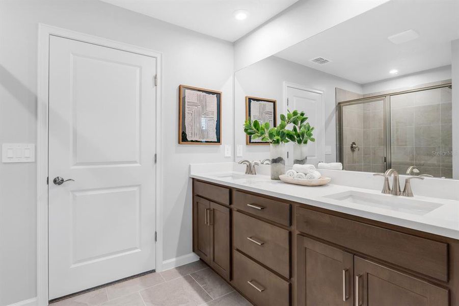 Furnished interior view inside a new home in Pendleton at Chapel Crossings, Wesley Chapel (Image 14). Furnished interior view inside a new home in Pendleton at Chapel Crossings, Wesley Chapel (Image 14).