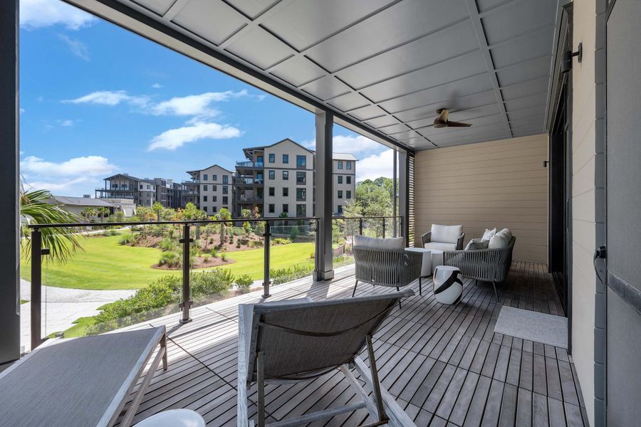 Furnished interior view inside a new home in , Kiawah Island (Image 28).
