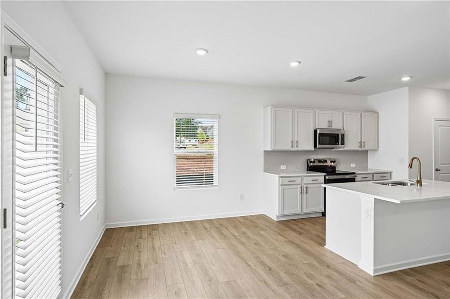 Furnished interior view inside a new home in Leydenview, Mableton (Image 12).