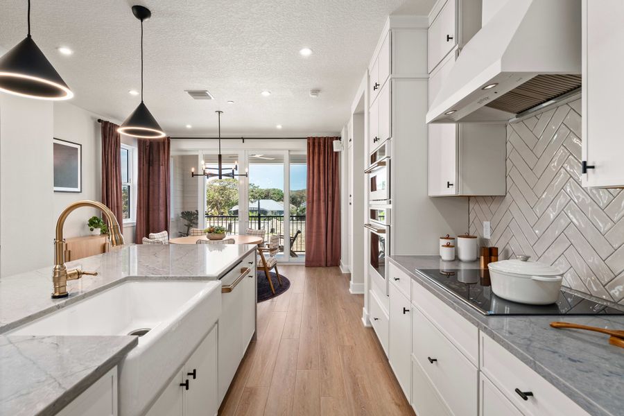 Furnished interior view inside a new home in EvenTide, New Smyrna Beach (Image 6).