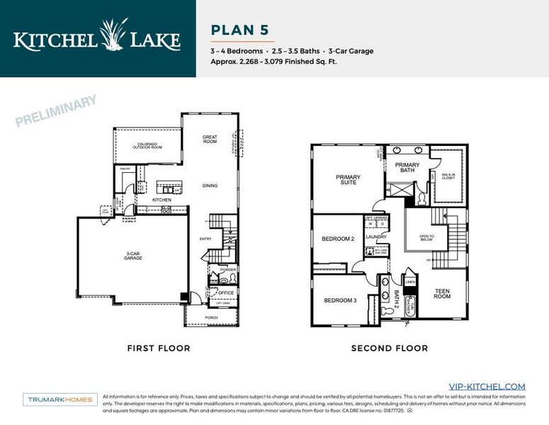 Kitchel Lake Plan 5 Floor Plan