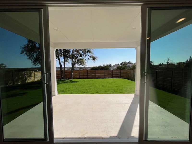 Rear Covered Patio