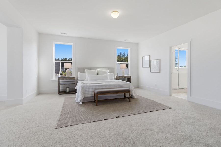 Furnished interior view inside a new home in Homecoming, Ravenel (Image 16).
