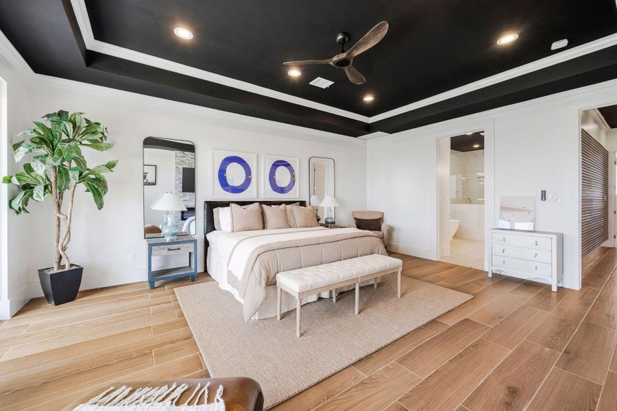Big primary bedroom.