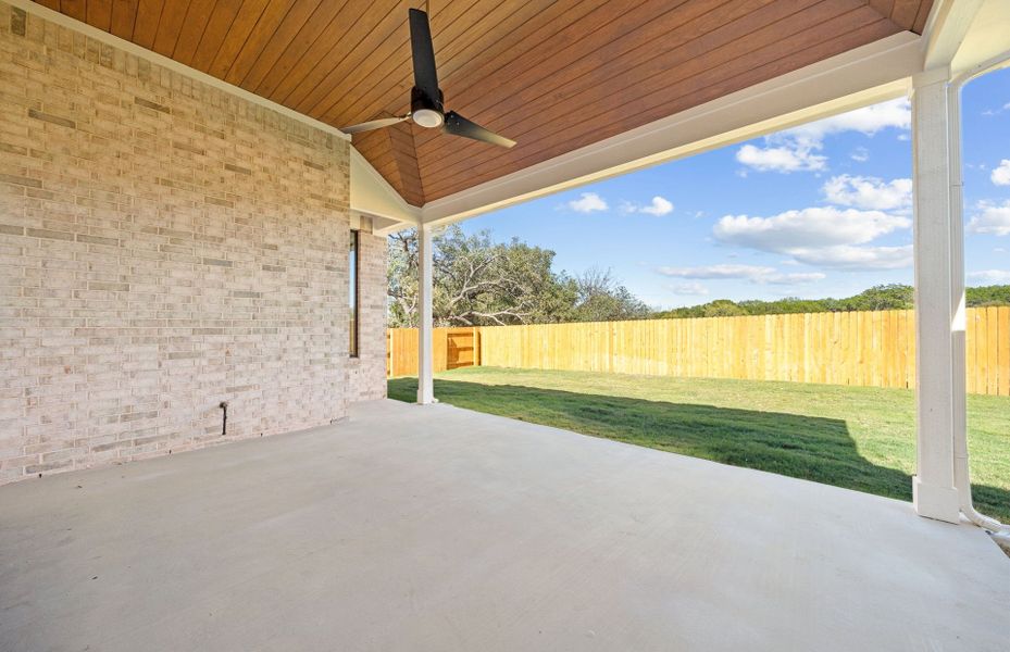 Representative exterior details of a home built from the Boling by Pulte Homes in 6 Creeks, Kyle (Image 4).