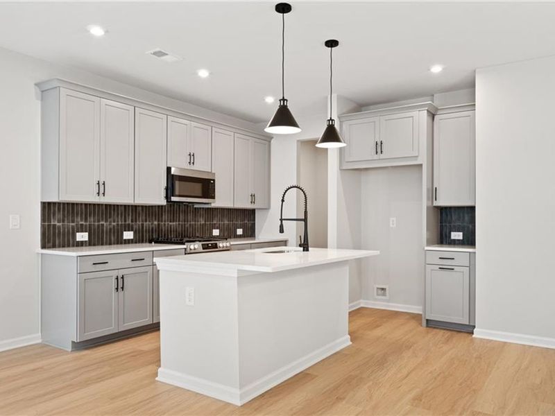 Furnished interior view inside a new home in The Village at Shallowford, Kennesaw (Image 5).