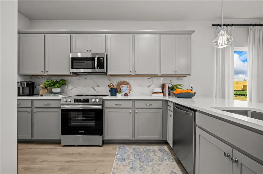 Furnished interior view inside a new home in Capstone Estates, Apison (Image 12).