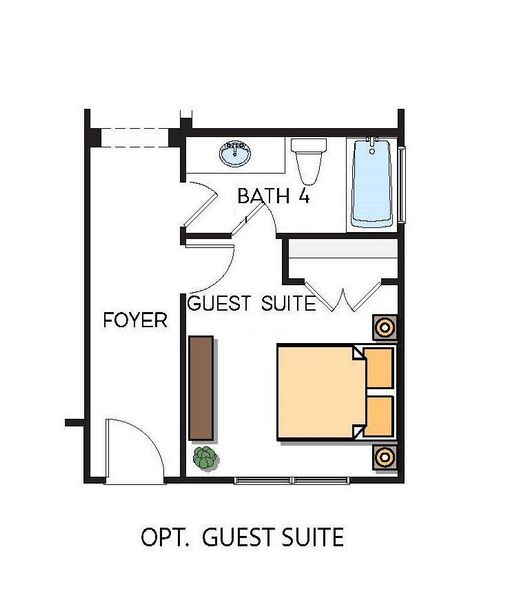 2D floor plan layout of this home in Edmunds Farm, Clover, SC (Image 7).
