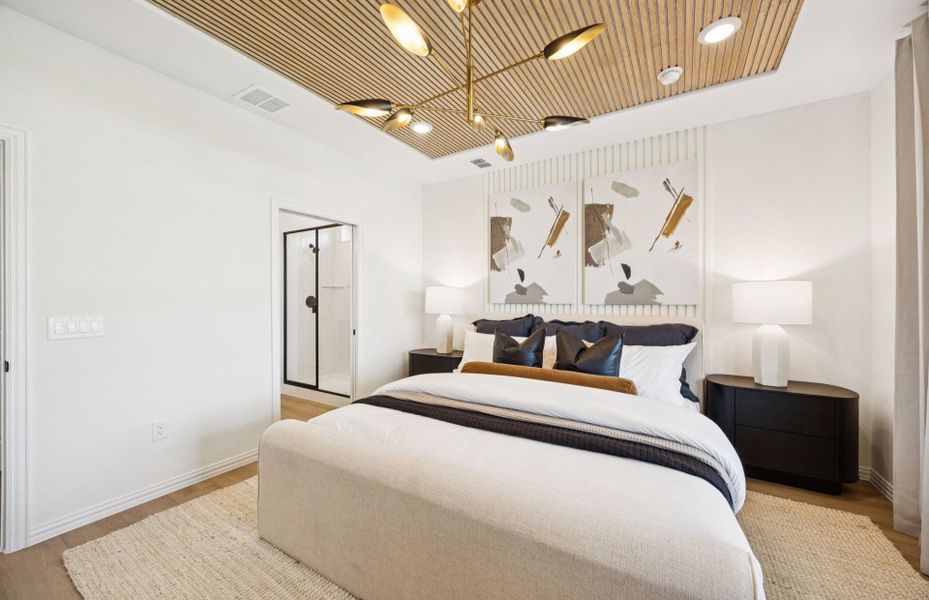 Representative furnished interior of a home built from the Contour by Del Webb in Del Webb at Trinity Falls, McKinney (Image 19). Representative furnished interior of a home built from the Contour by Del Webb in Del Webb at Trinity Falls, McKinney (Image 19).