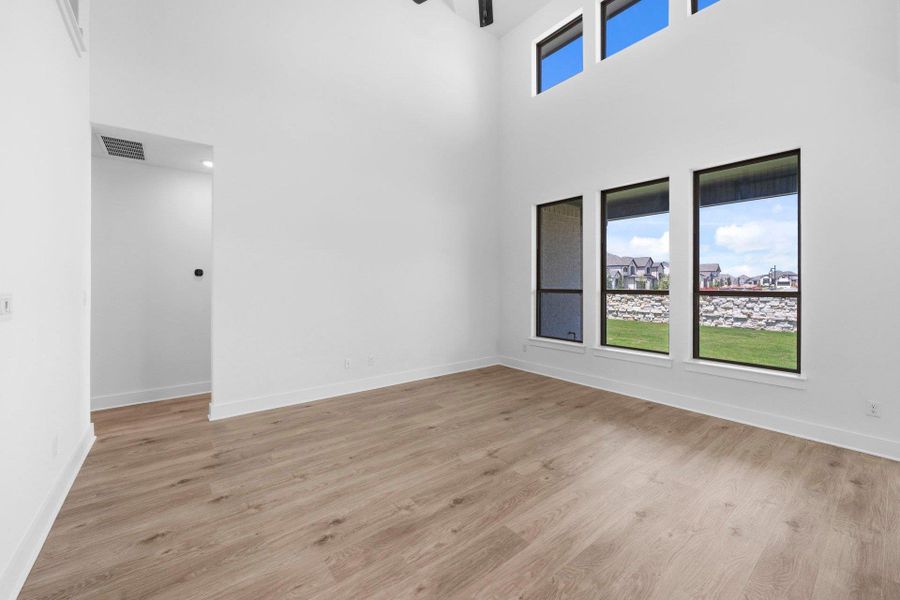 Family Room with soaring ceiling Family Room with soaring ceiling