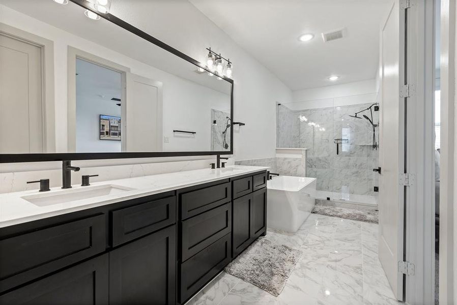 Furnished interior view inside a new home in , Dallas (Image 12). Furnished interior view inside a new home in , Dallas (Image 12).