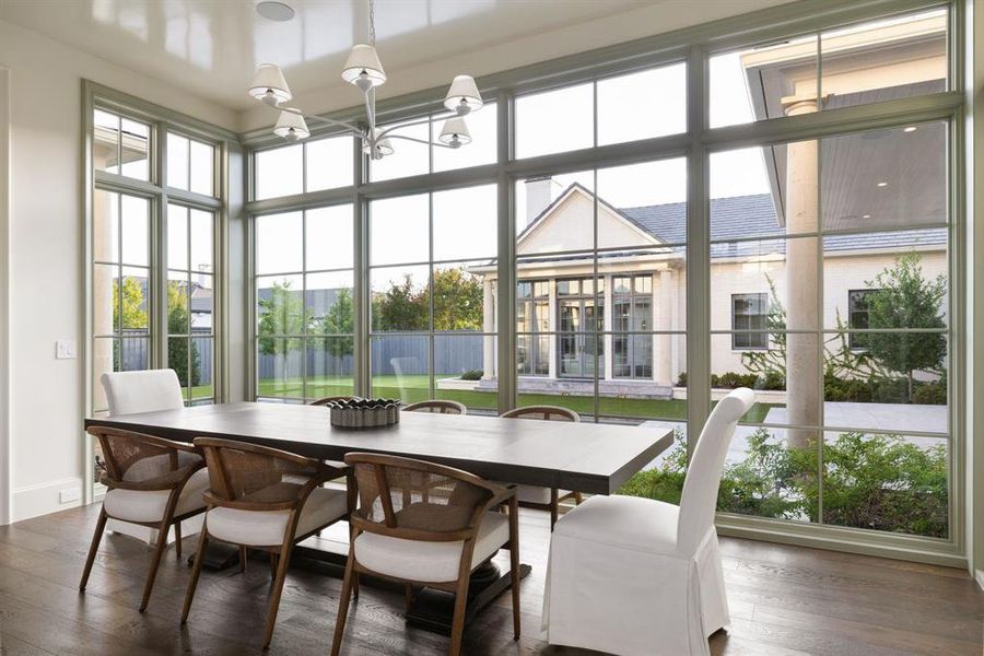 Sunroom with healthy amount of natural light Sunroom with healthy amount of natural light