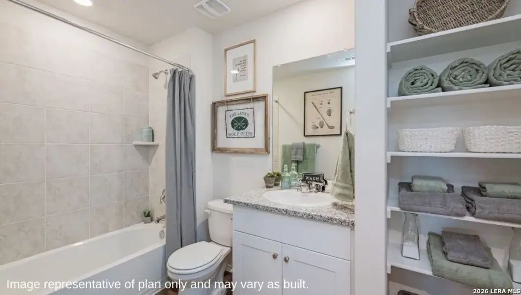 Furnished interior view inside a new home in Stonehill, San Antonio (Image 16).