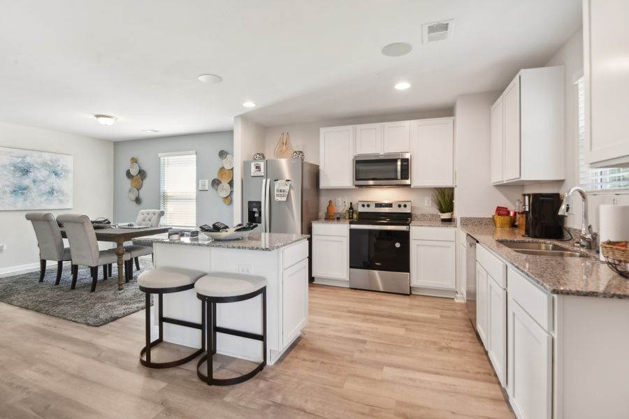 Representative furnished interior of a home built from the Benjamin by Great Southern Homes in Canopy Of Oaks, Sumter (Image 12).
