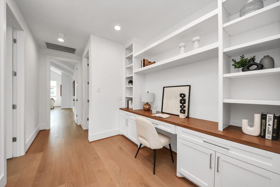 Furnished interior view inside a new home in , Houston (Image 19).