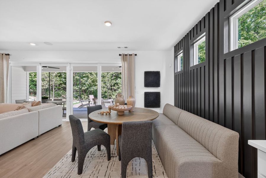 Representative furnished interior of a home built from the Wynfield by Pulte Homes in Bleckley Station, Ball Ground (Image 50).