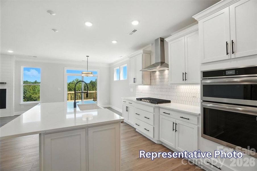 Furnished interior view inside a new home in Enclave at Riverdale, Huntersville (Image 8).