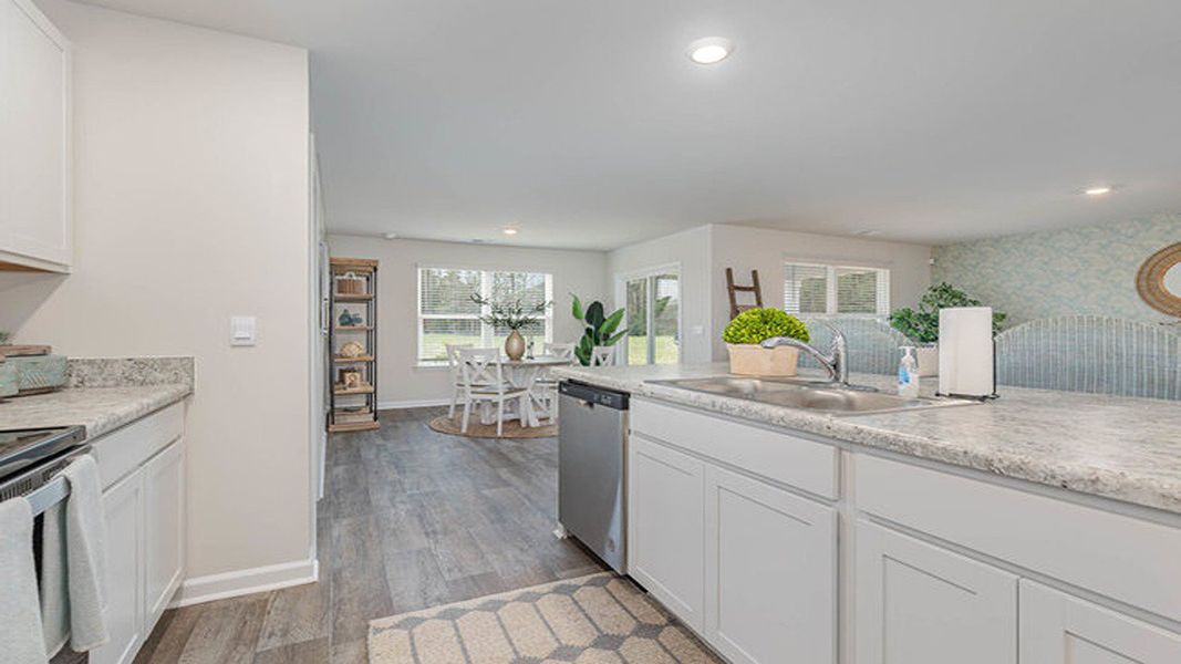 Furnished interior view inside a new home in Cottonwood Place, Tabor City (Image 14). Furnished interior view inside a new home in Cottonwood Place, Tabor City (Image 14).