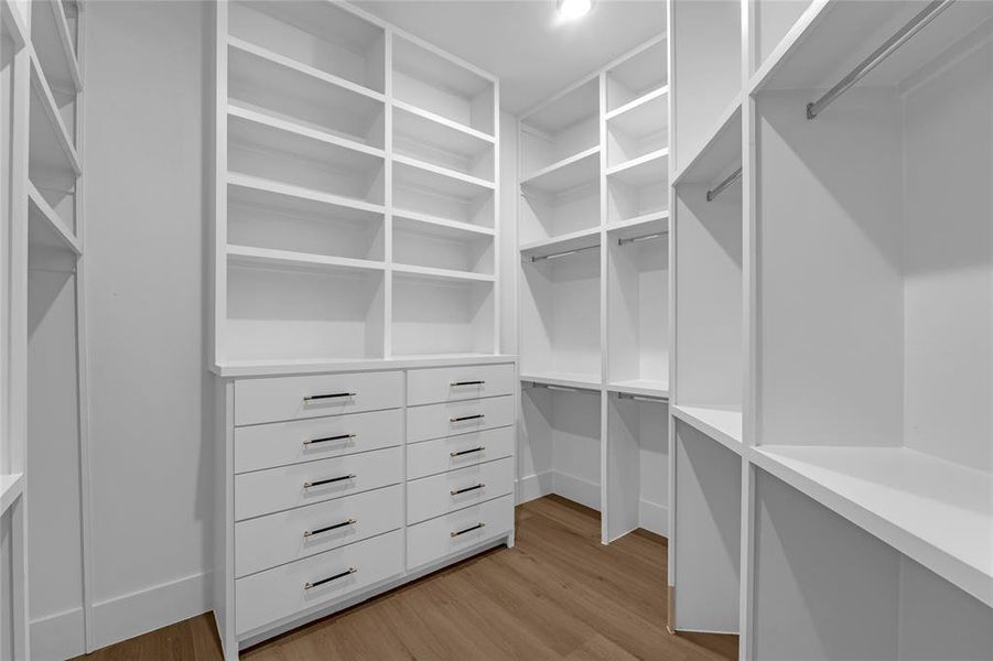 A walk-in closet dreams are made of... A walk-in closet dreams are made of...