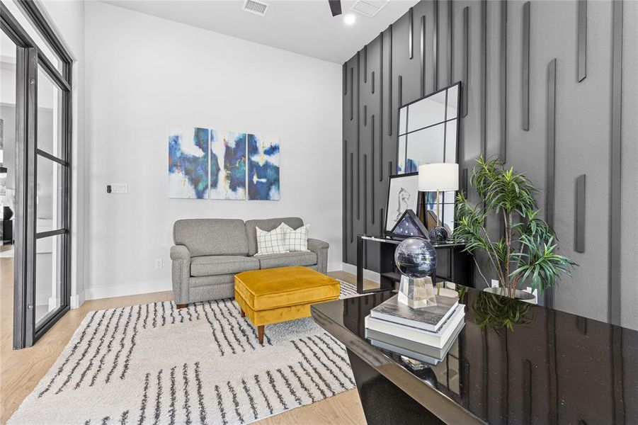 Furnished interior view inside a new home in , Northlake (Image 5).